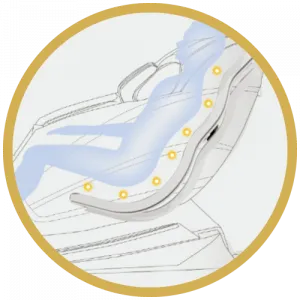 Sasaki 10 Series Royal Queen 6D AI Ultimate Massage Chair S Andd L Track