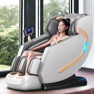 Sasaki 5 Series 4D Massage Chair white in use