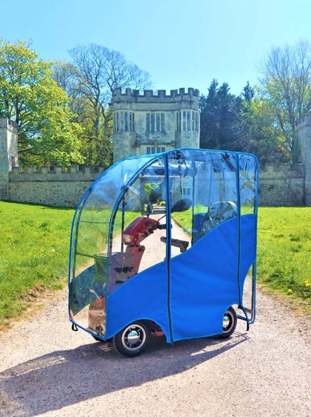 Scooter Shield Standard Canopy in blue