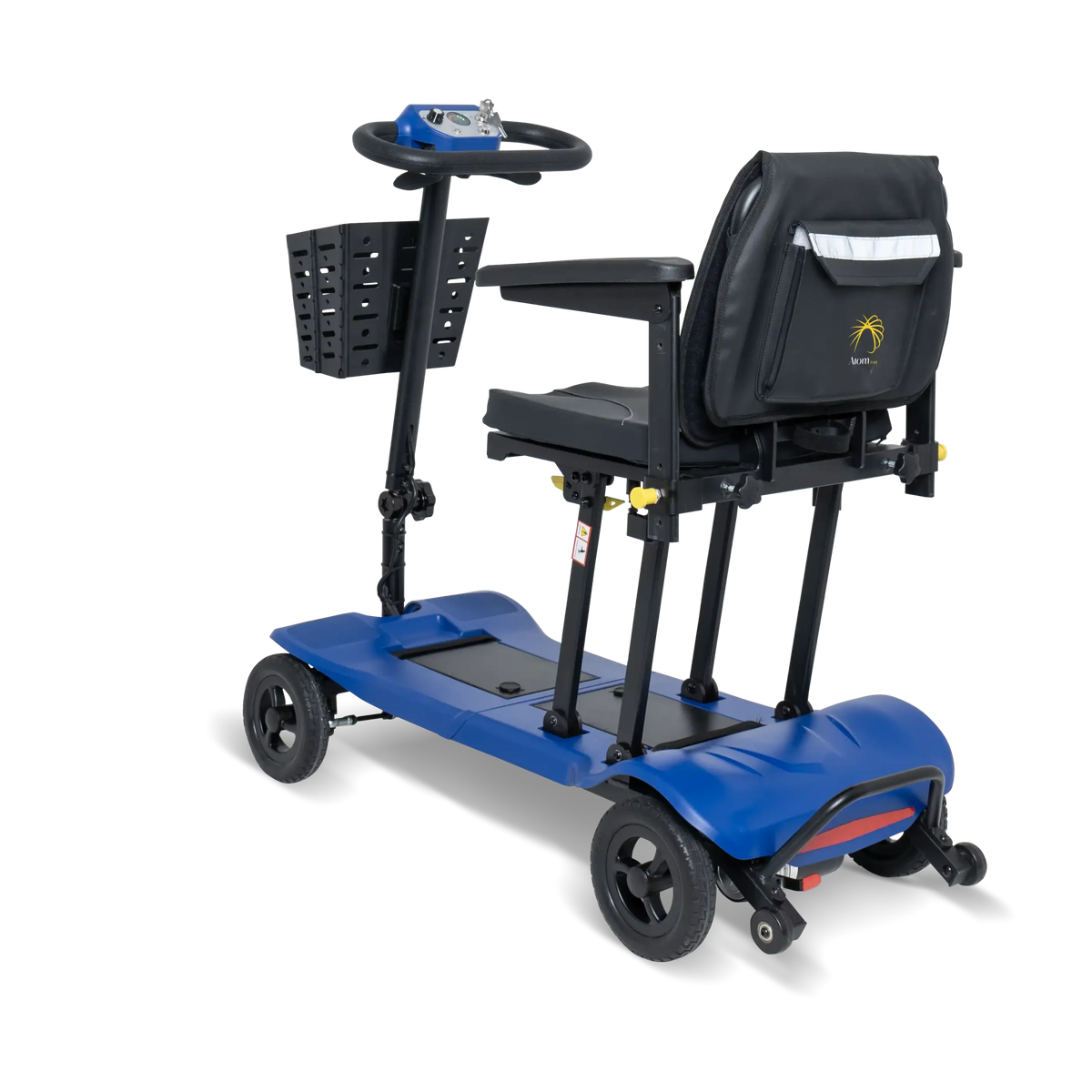 Scooterpac Atom Fold Mobility Scooter facing north west