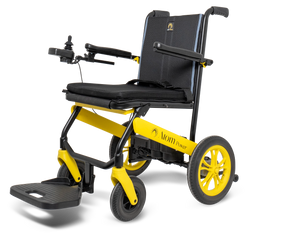 Scooterpac Atom Power Folding Electric Wheelchair turn 1