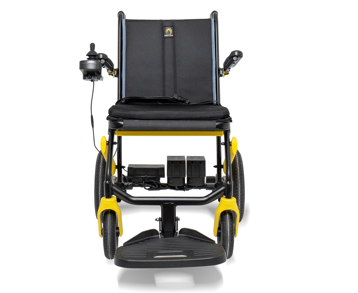 Scooterpac Atom Power Folding Electric Wheelchair turn 2