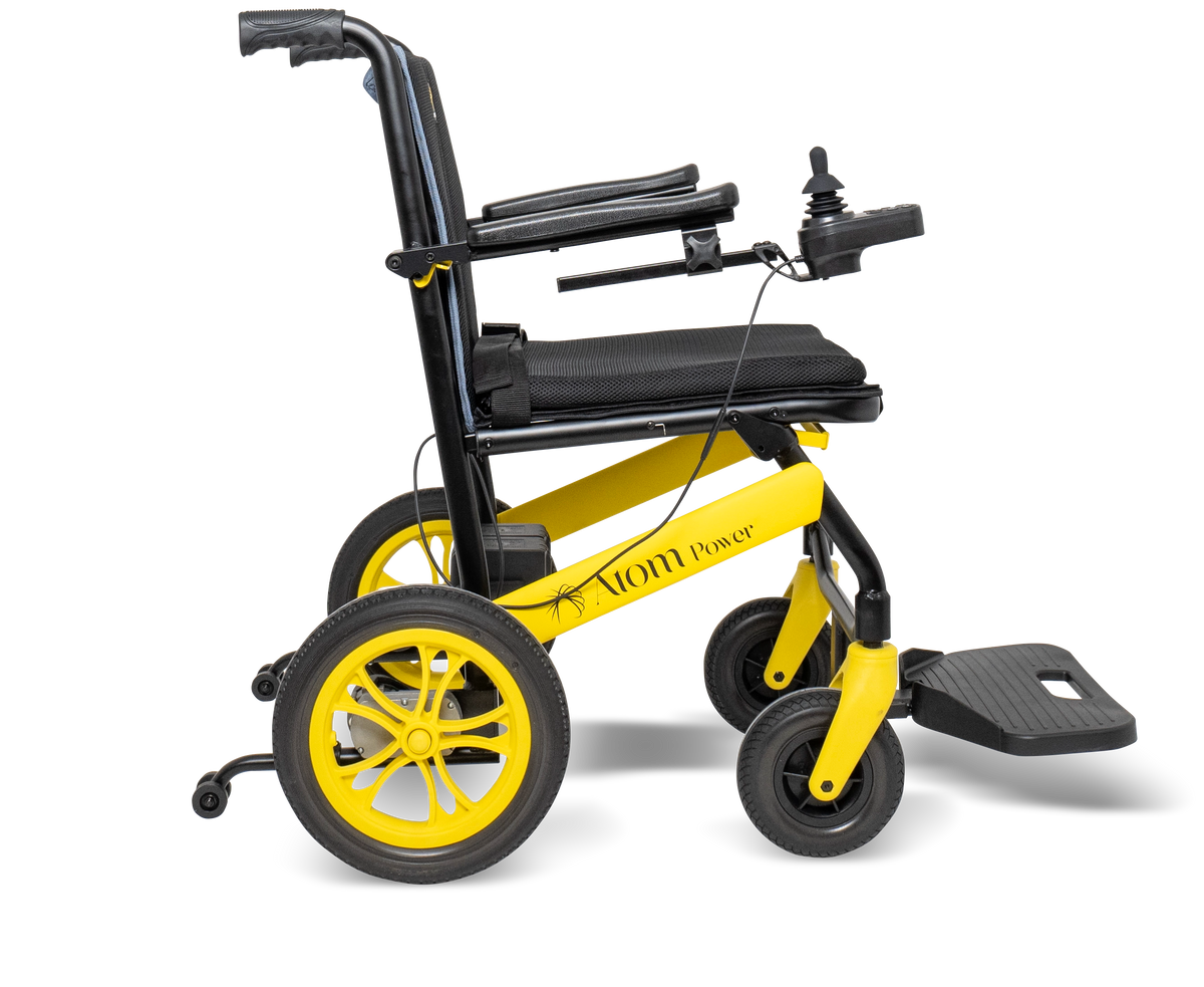 Scooterpac Atom Power Folding Electric Wheelchair turn 5