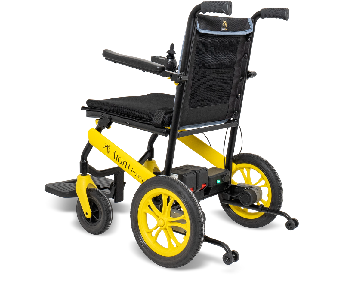 Scooterpac Atom Power Folding Electric Wheelchair turn 8
