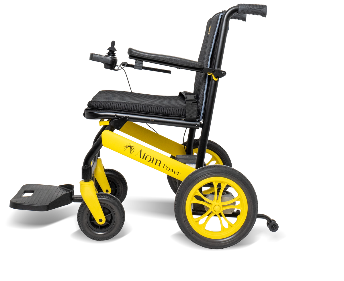 Scooterpac Atom Power Folding Electric Wheelchair turn 9