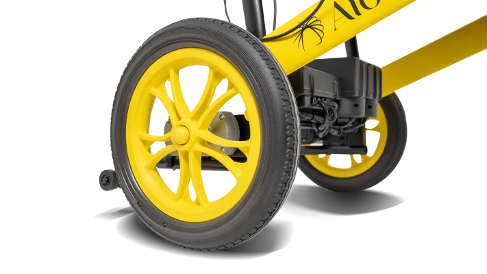 Scooterpac Atom Power Folding Electric Wheelchair wheels