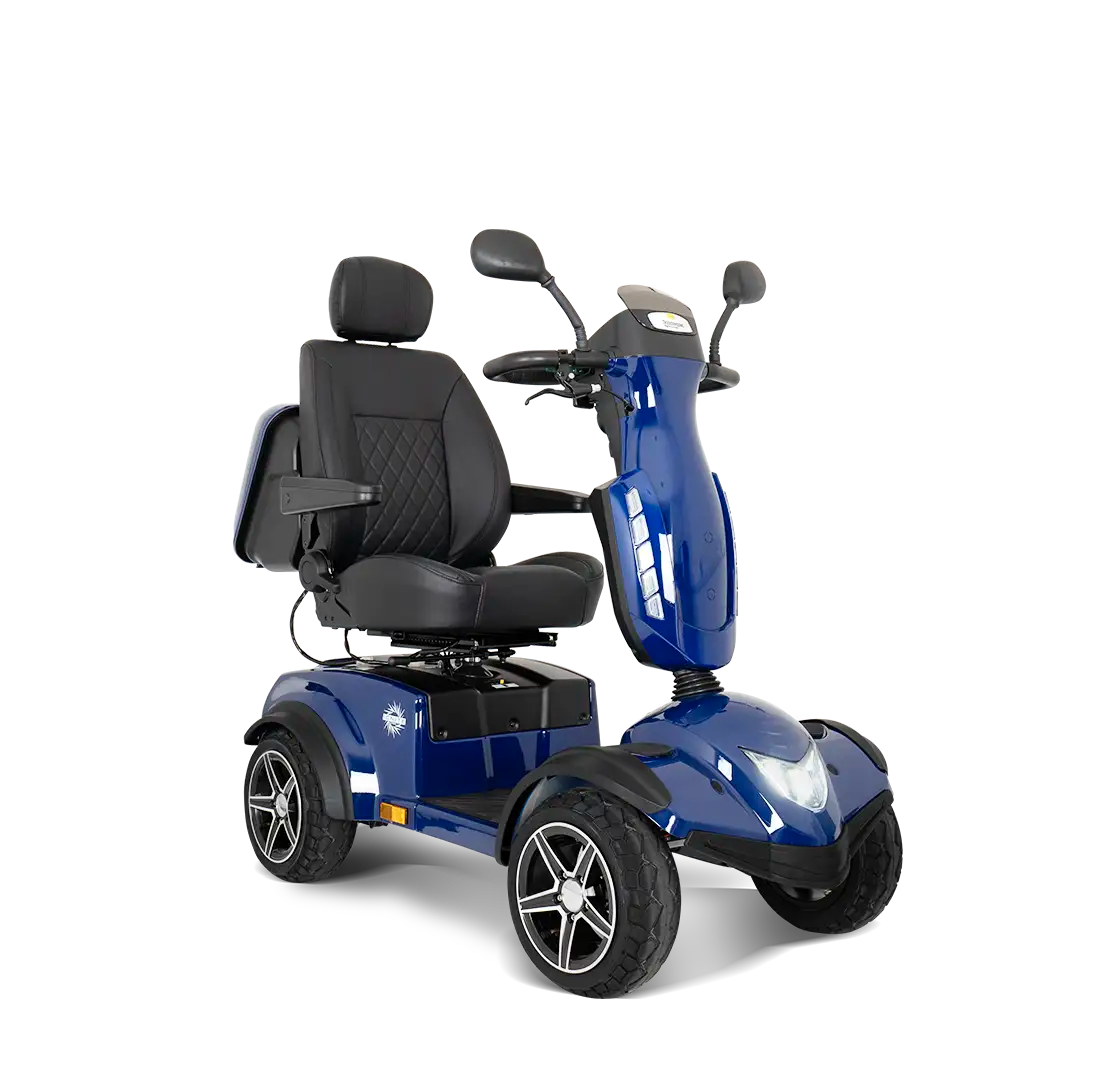 Scooterpac Ignite Sport Mobility Scooter Facing Right Front View