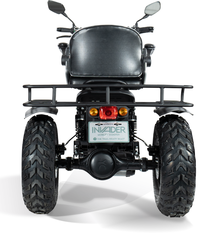 Scooterpac Invader Xtreme Mobility Scooter turn 1