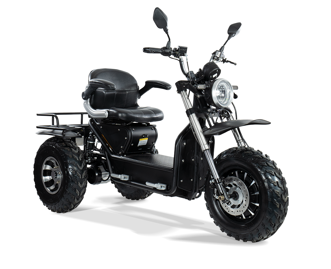 Scooterpac Invader Xtreme in Harley Black