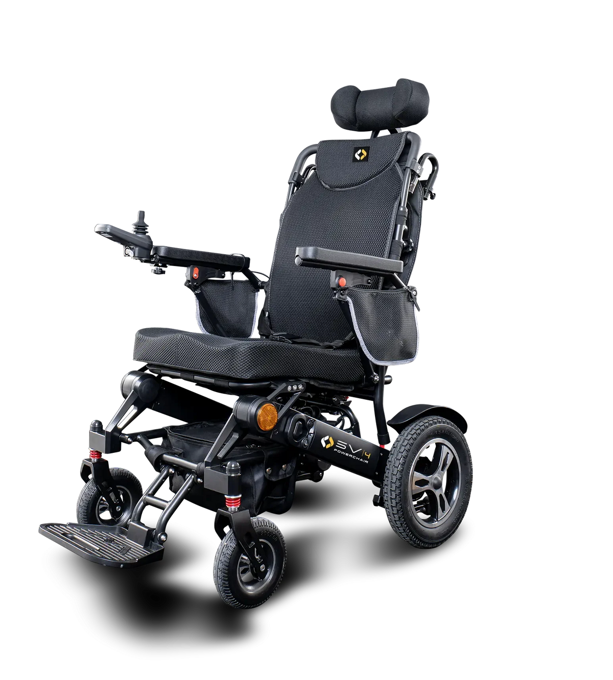 Scooterpac SV4 Powerchair facing left front
