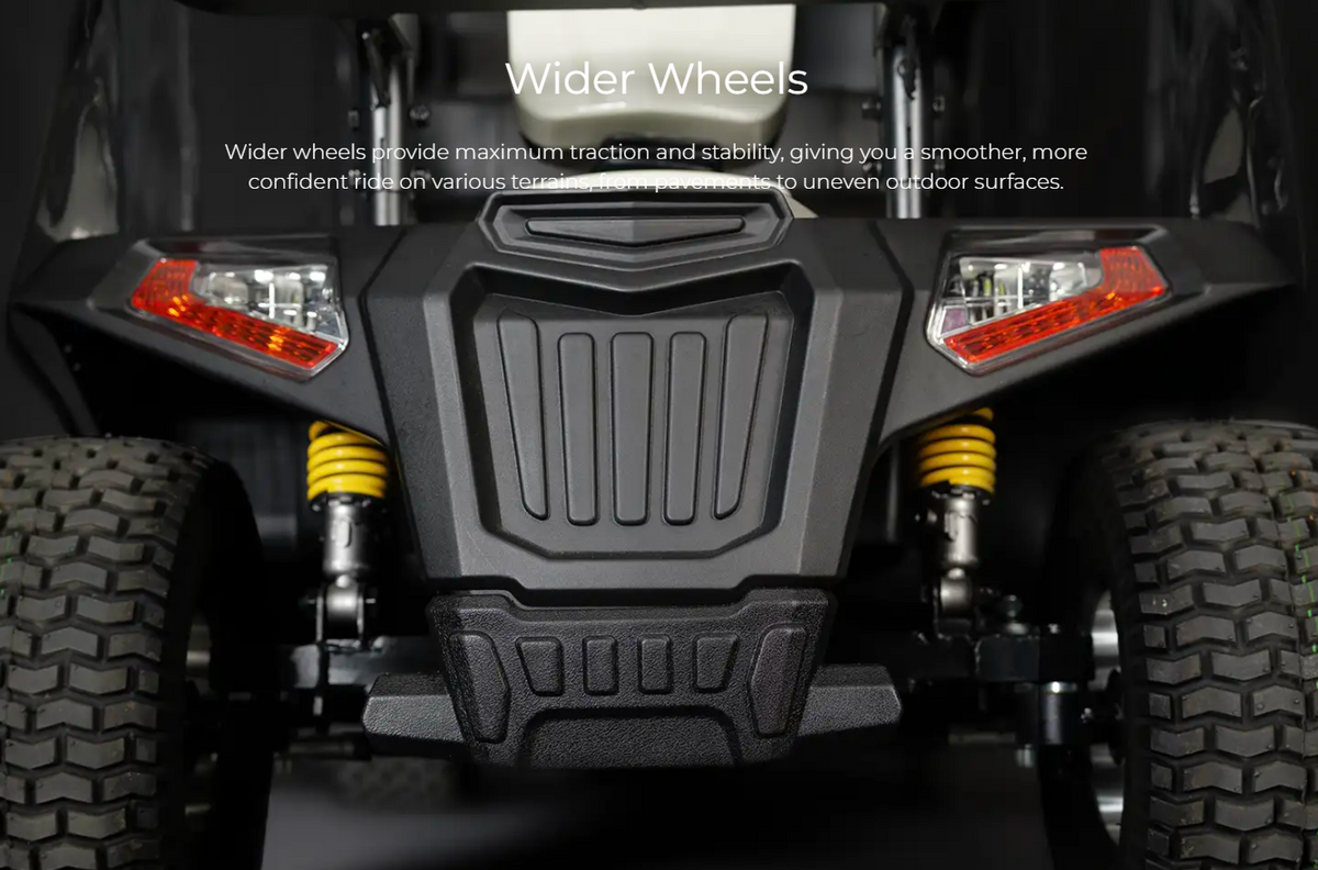 Scooterpac Savvy Defender Mobility Scooter Wider Wheels