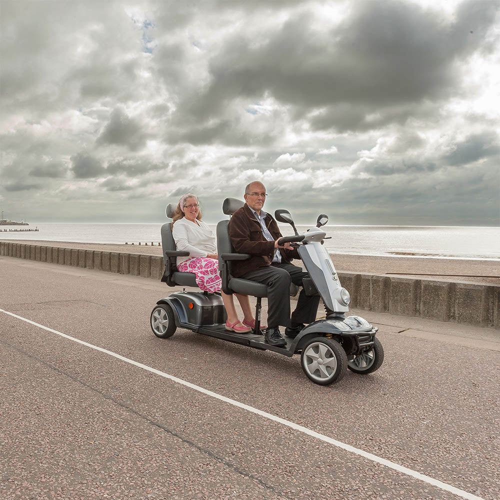Two Rides 2 Person Scooters | Tandem Two Seat Mobility Scooters - Adapt Life