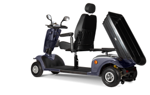 Scooterpac  Experience Unparalleled Mobility with the Tandem MPV  The Ultimate Two-Person Mobility Scooter Grey tipping