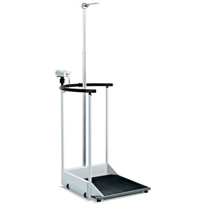 Seca 645 Handrail Scale With Generous Platform side view