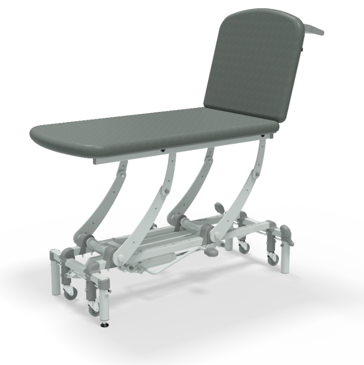 Seers CLINNOVA Clinical 2 Section Couch  NV2550-CLS
Hydraulic Height Elevation
Gas Assisted Backrest
Classic Base (CLS) 