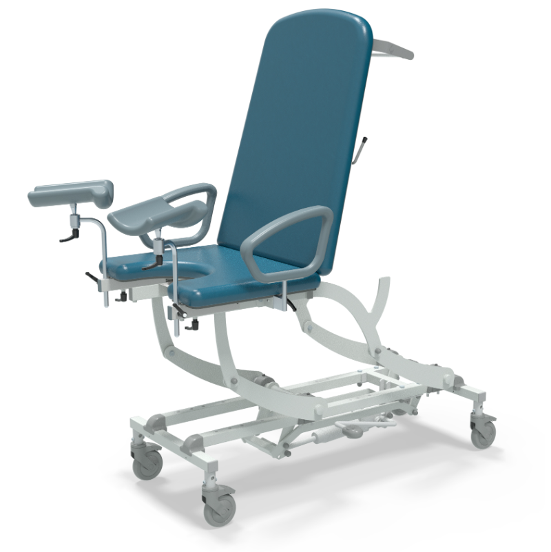 Seers CLINNOVA Gynae 1 Treatment Chair NV8453-CLS
Hydraulic
Gas Assisted Backrest
Independent Castors
Classic Base