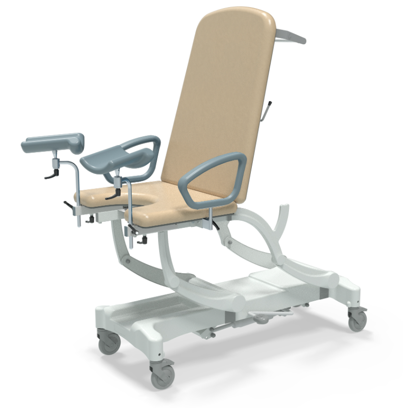 Seers CLINNOVA Gynae 1 Treatment Chair NV8453-PRM
Hydraulic
Gas Assisted Backrest
Independent Castors
Premium Base