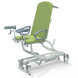 Seers CLINNOVA Gynae 1 Treatment Chair NV8563-CLS 
Electric
Gas Assisted Backrest
Retractable Castors
Classic Base