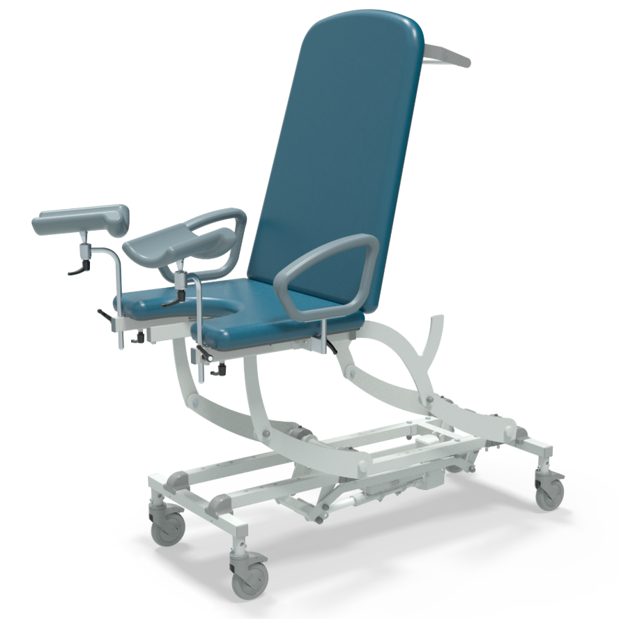Seers  CLINNOVA Gynae 2 Treatment Chair NV8473-CLS
Electric Height Elevation
Electric Backrest
Independently Braking Castors
Classic Base