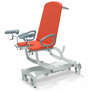 Seers  CLINNOVA Gynae 2 Treatment Chair NV8573-PRM 
Electric Height Elevation
Electric Backrest
Retractable Castors
Premium Base