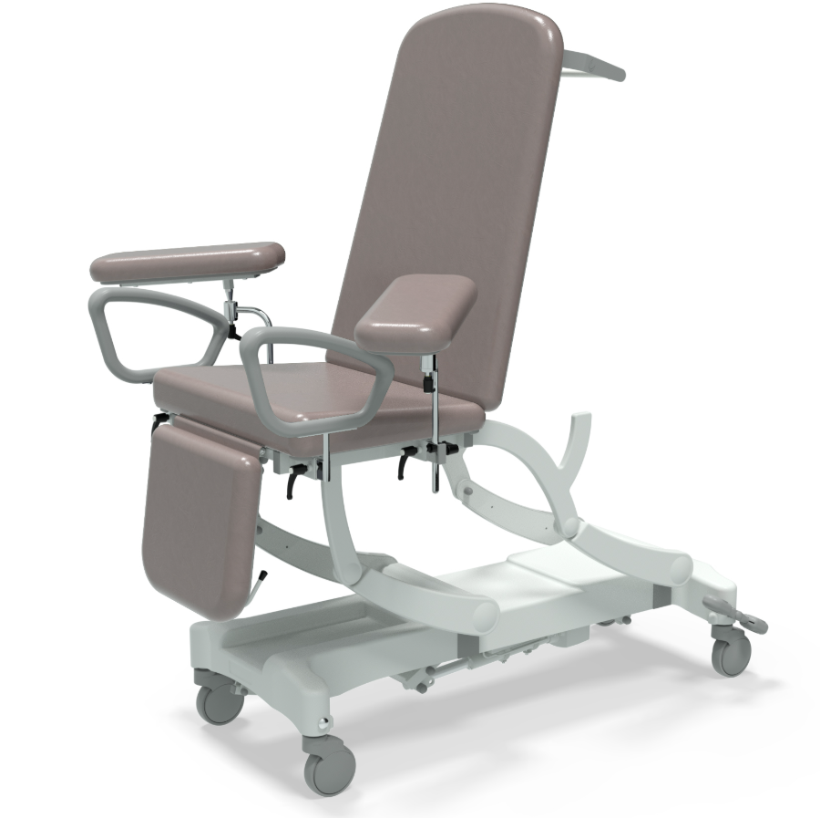 Seers CLINNOVA Phlebotomy 2 Treatment Chair NV9676P-PRM
Electric Height Elevation
Electric Backrest
Gas Assisted Foot Section
Central Locking Castors
Premium Base