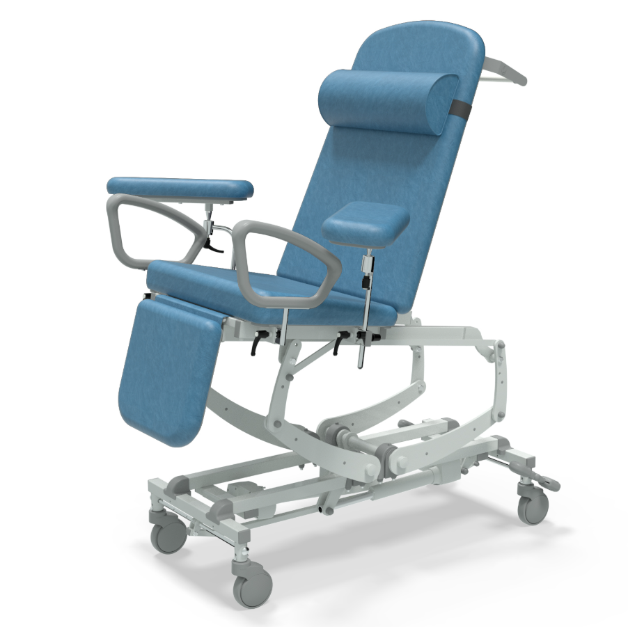 Seers CLINNOVA Phlebotomy Pro Treatment Chair NV9696P-CLS
Electric Height Elevation &amp; Tilt
Electric Backrest
Electric Foot Section
Central Locking Castors
Classic Base