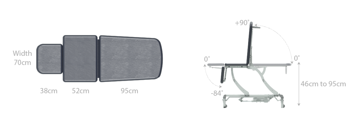 Seers CLINNOVA Ultra 2 Medical Couch specifications