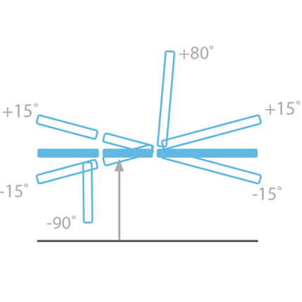 Seers CLINNOVA Versa Pro Medical Couch Positive &amp; Negative Trendelenburg Tilt to +/- 15°
via Digital Display Handset