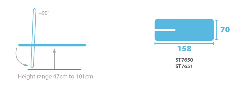 Seers Paediatric Therapy Tilt Table specifications