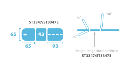 Seers Therapy Deluxe Couch specifications 1