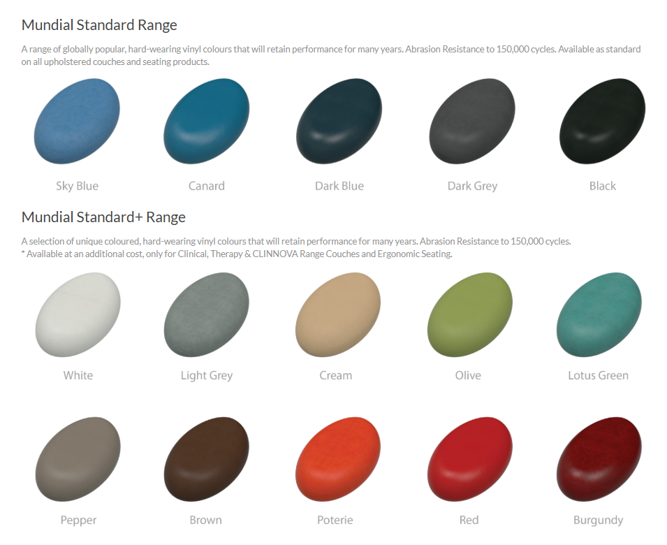 Seers Therapy Medium Hygiene Tables colours