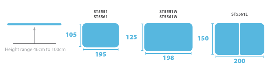 Seers Therapy Mat Table specifications
