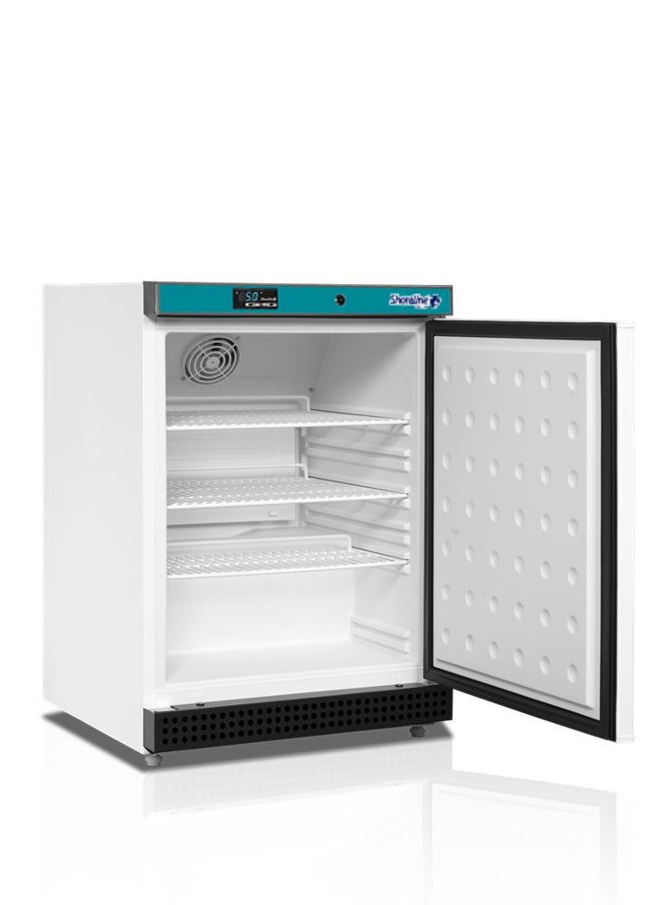 Shoreline Medical SM165 Pharmacy Refrigerator open