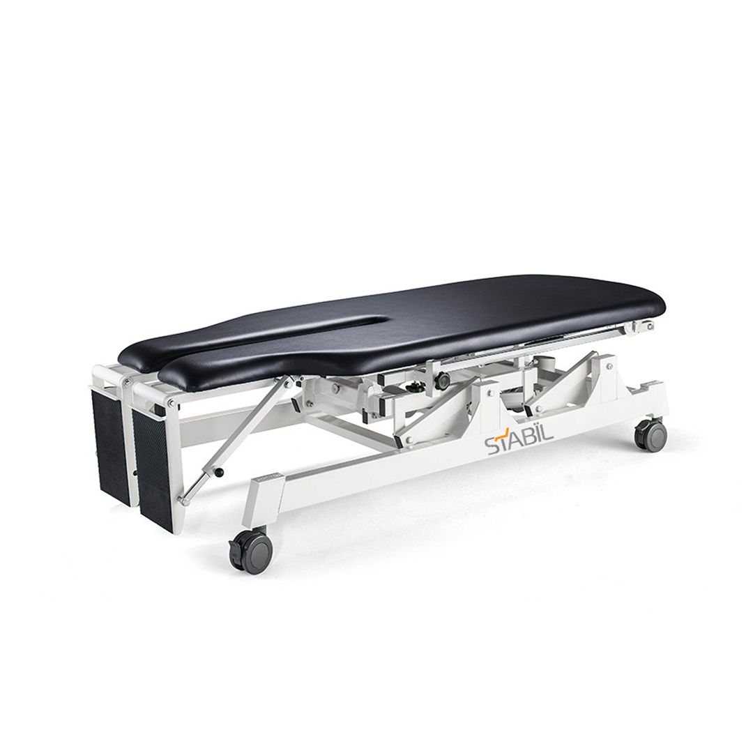 Stabil Altitude Electric Tilt Table lying down position foot down