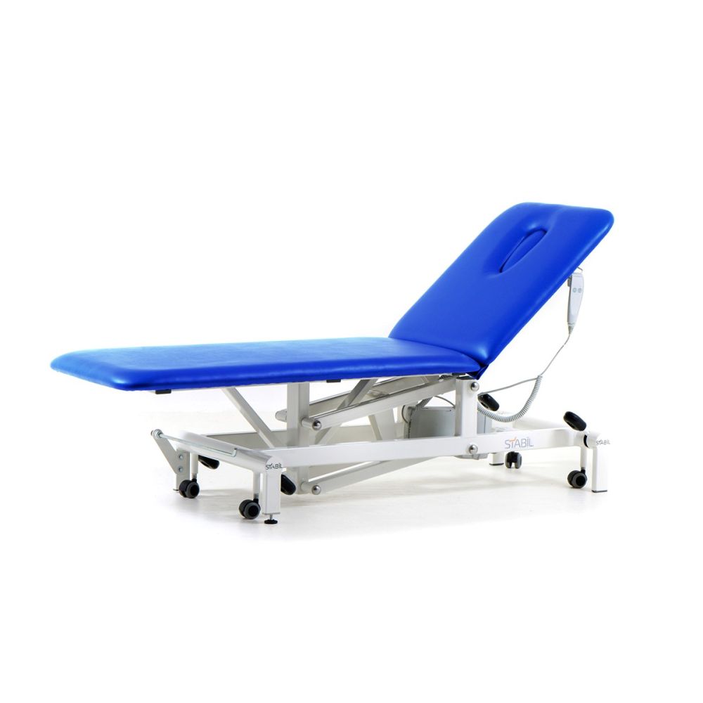 Stabil Komfort 2-Section Treatment Table navy blue lowered