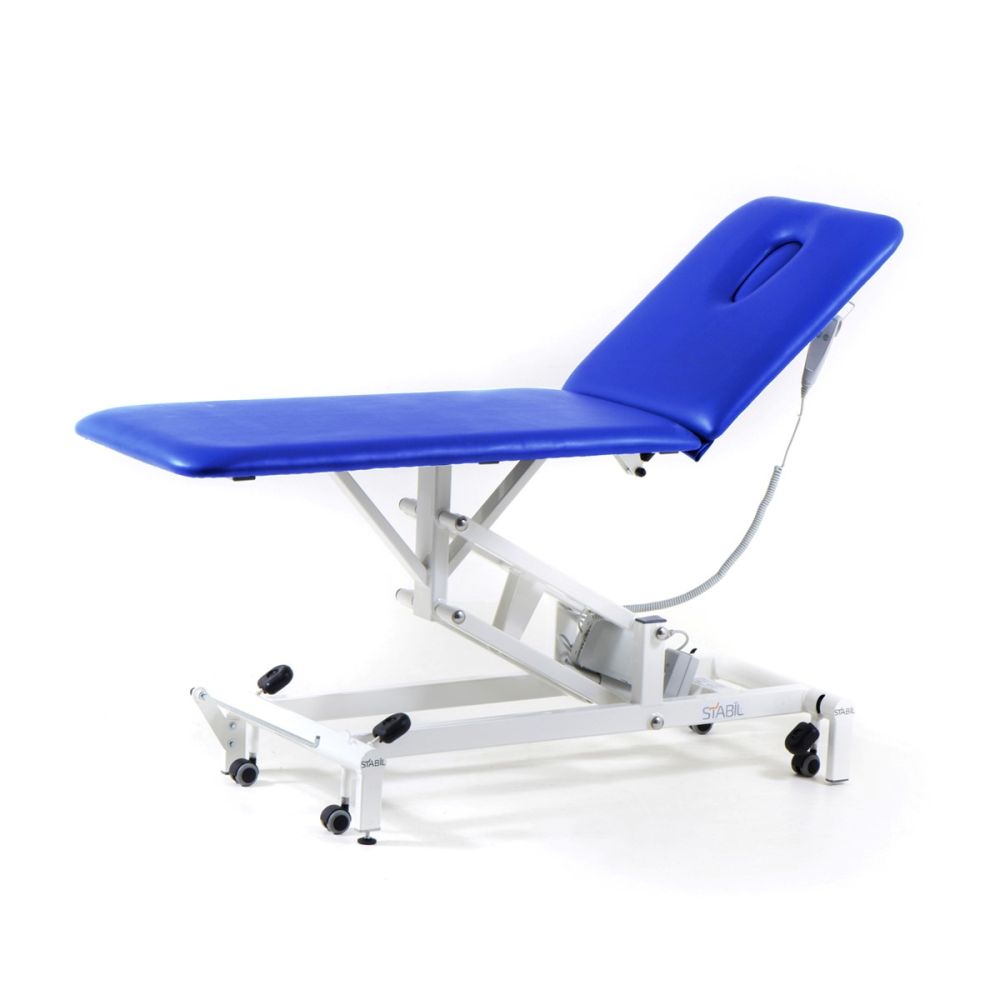 Stabil Komfort 2-Section Treatment Table navy blue raised