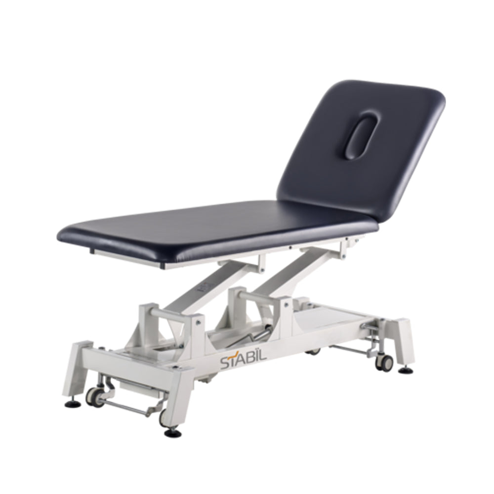 Stabil Pro 2-Section Treatment Table White for professional, chiropractor and physio clinics