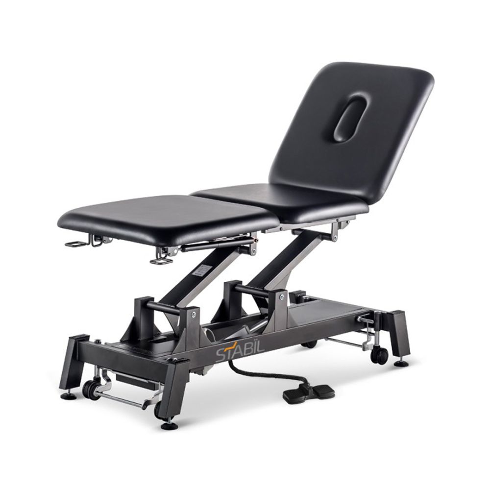 Stabil Pro 3-Section Treatment Table Black mid height