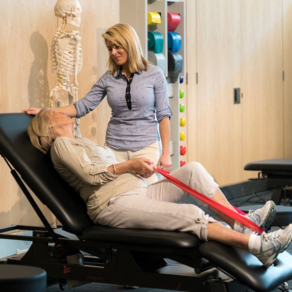 Stabil Pro Shorthead 3-Section Electric Treatment Table- Black in use 5