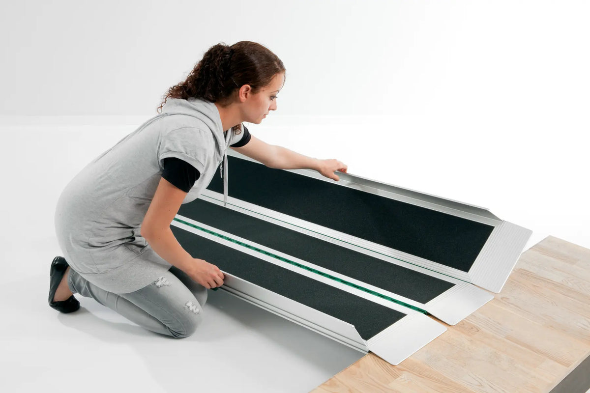 Stepless Guldman EasyFold Pro 3 Ramp being opened