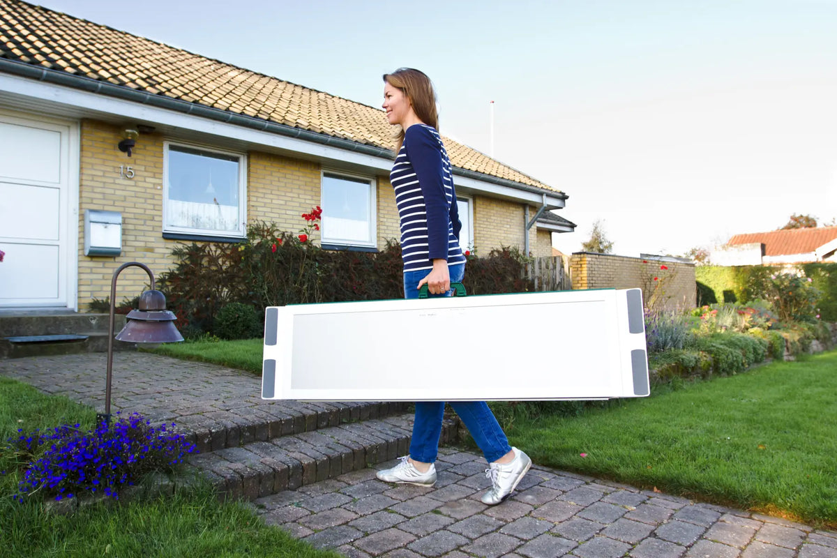 Stepless Guldman EasyFold Pro Ramps being carried 