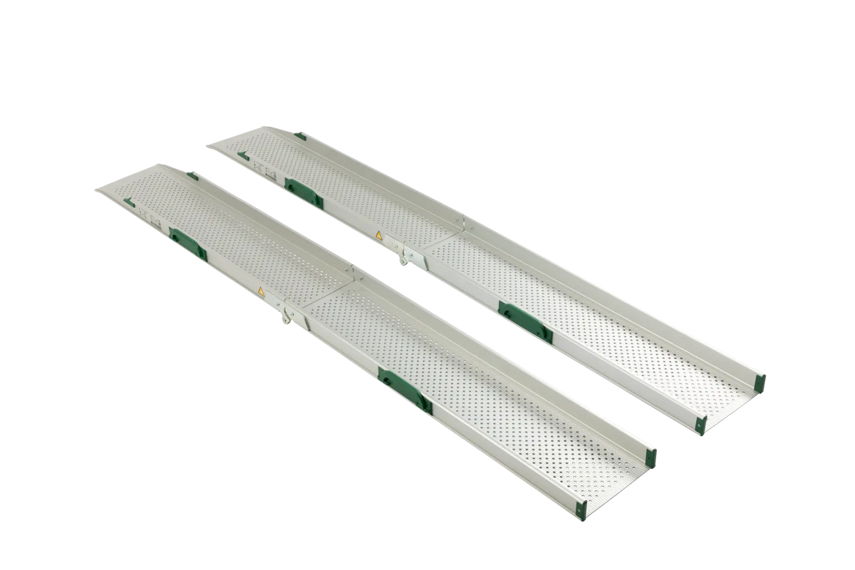 Stepless Guldman Folding Ramp handles in