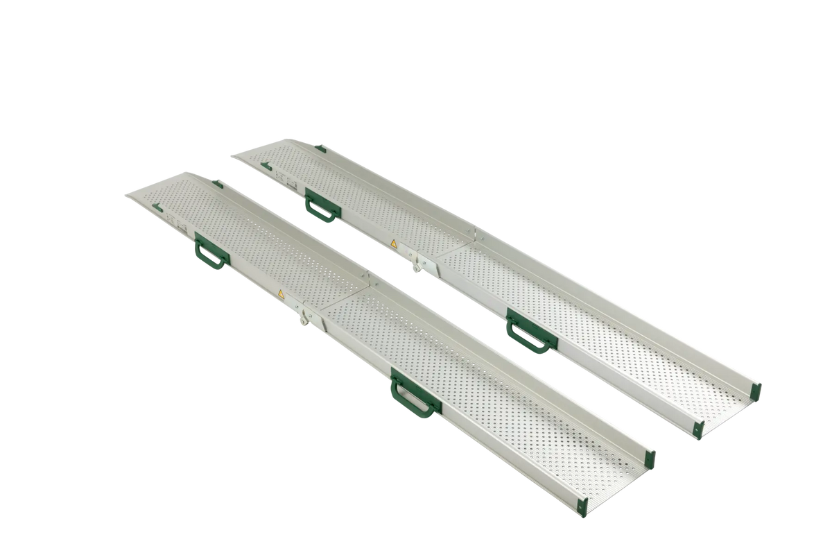 Stepless Guldman Folding Ramp handles out