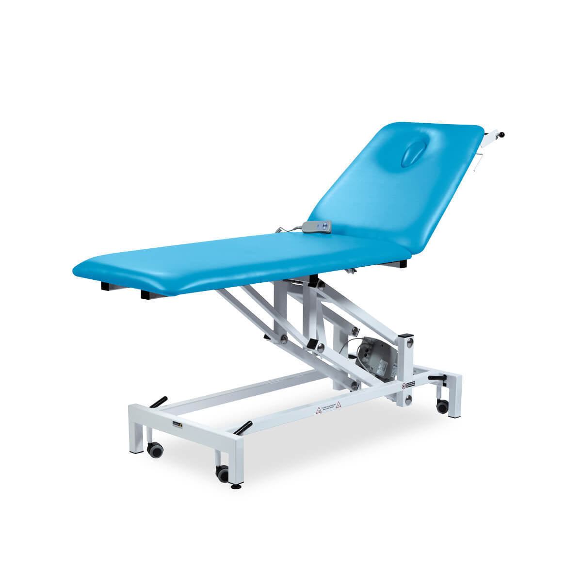 Sunflower Medical Variable Height Plinth 2 Section Sky Blue