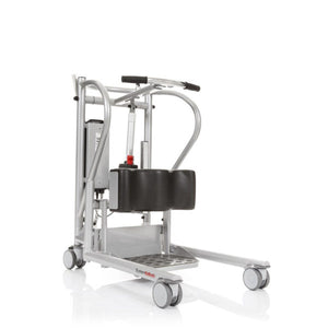 Side View of Direct Healthcare Group System Romedic MiniLift200 Mobile Sit-To-Stand Lift 