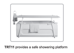 Chiltern Invadex Aidapt T Series | Shower or Changing Stretcher, Bathing Aid for Disabled TRT11