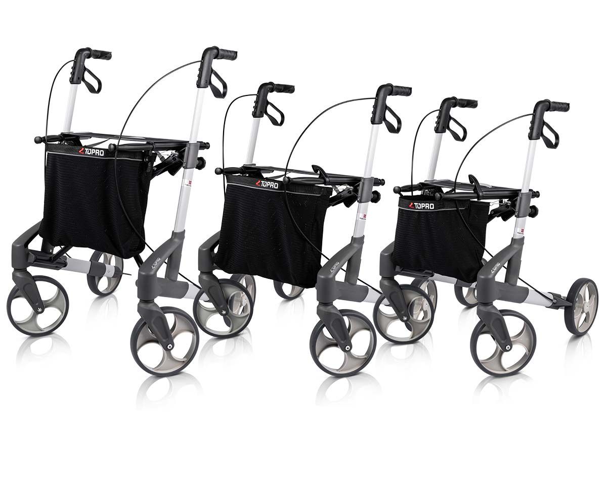 ToPro Troja Original Rollator with basket three different sizes