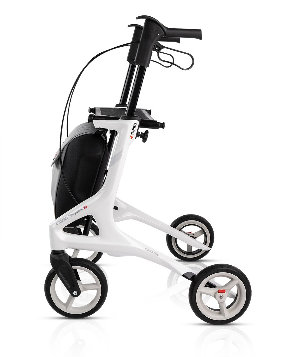 ToPro Troja Pegasus Rollator white side on