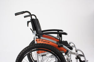 Bike tyre wheelchair