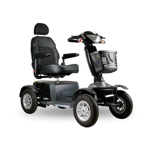 VanOs Excel Galaxy II Deluxe, 4 Wheel Mobility Scooter black colour
